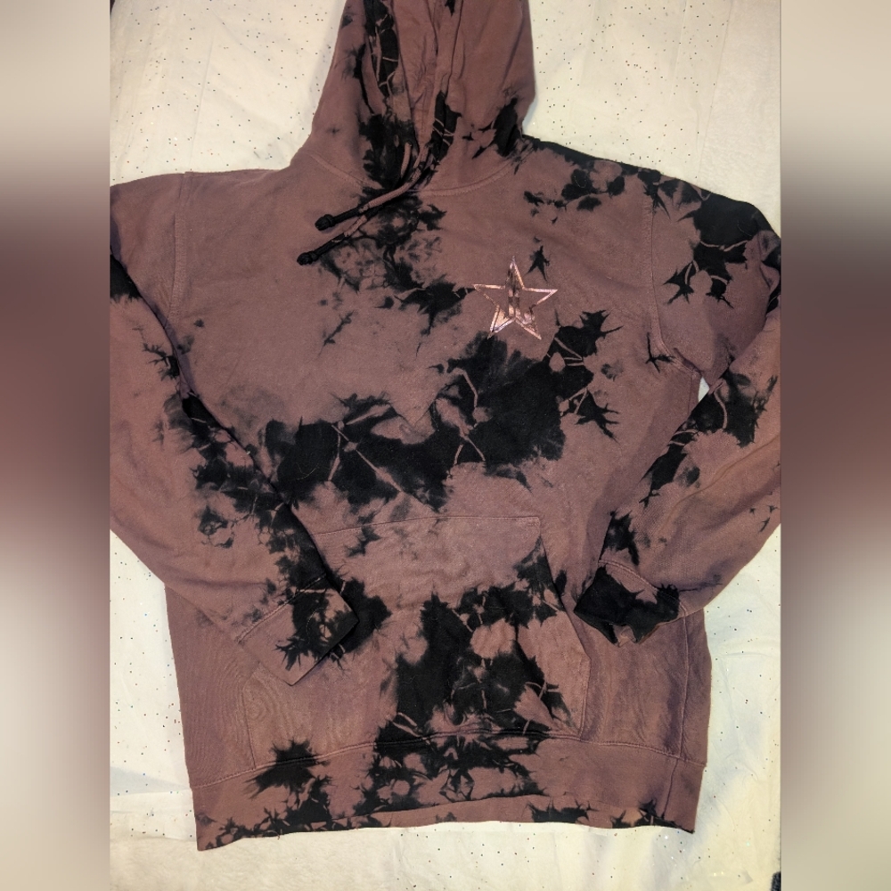 Jeffree Star Fashion Hoodie Sweatshirt Tie-Dye Medium Pullover Y2K